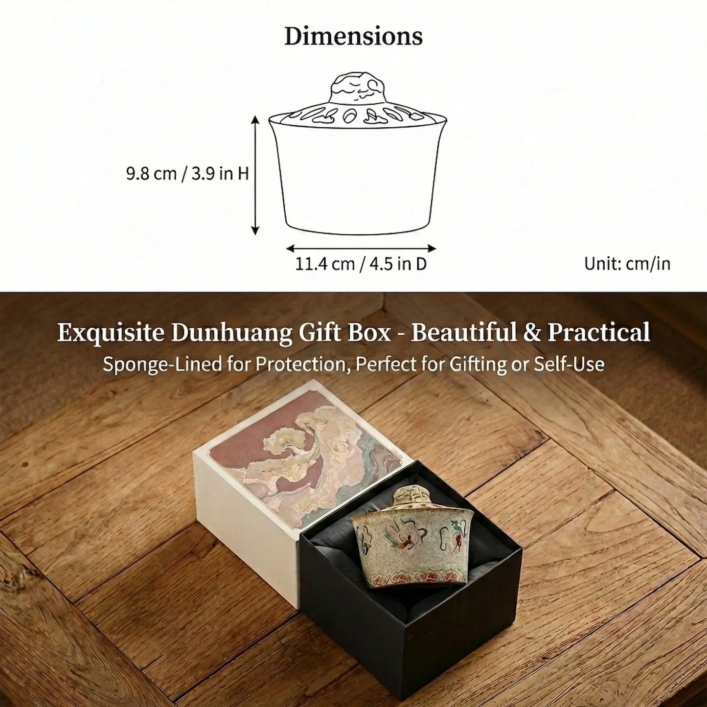 Wabi-Sabi Style Rustic Stoneware Incense Burner - Zen Meditation Aroma Bowl